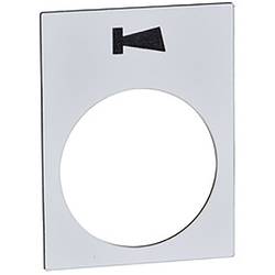 Schneider Electric ZB2BY4982 ZB2BY4982 Einlegeschild beschriftbar (L x B) 40 mm x 30 mm 1 St. Piece