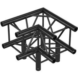 Milos Pro-30 Square G Truss - Corner 3-way QLVU30 - 90° corner - heavy duty - black - G