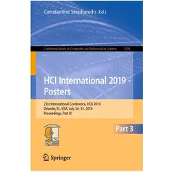 HCI International 2019 - Posters, Fachbücher