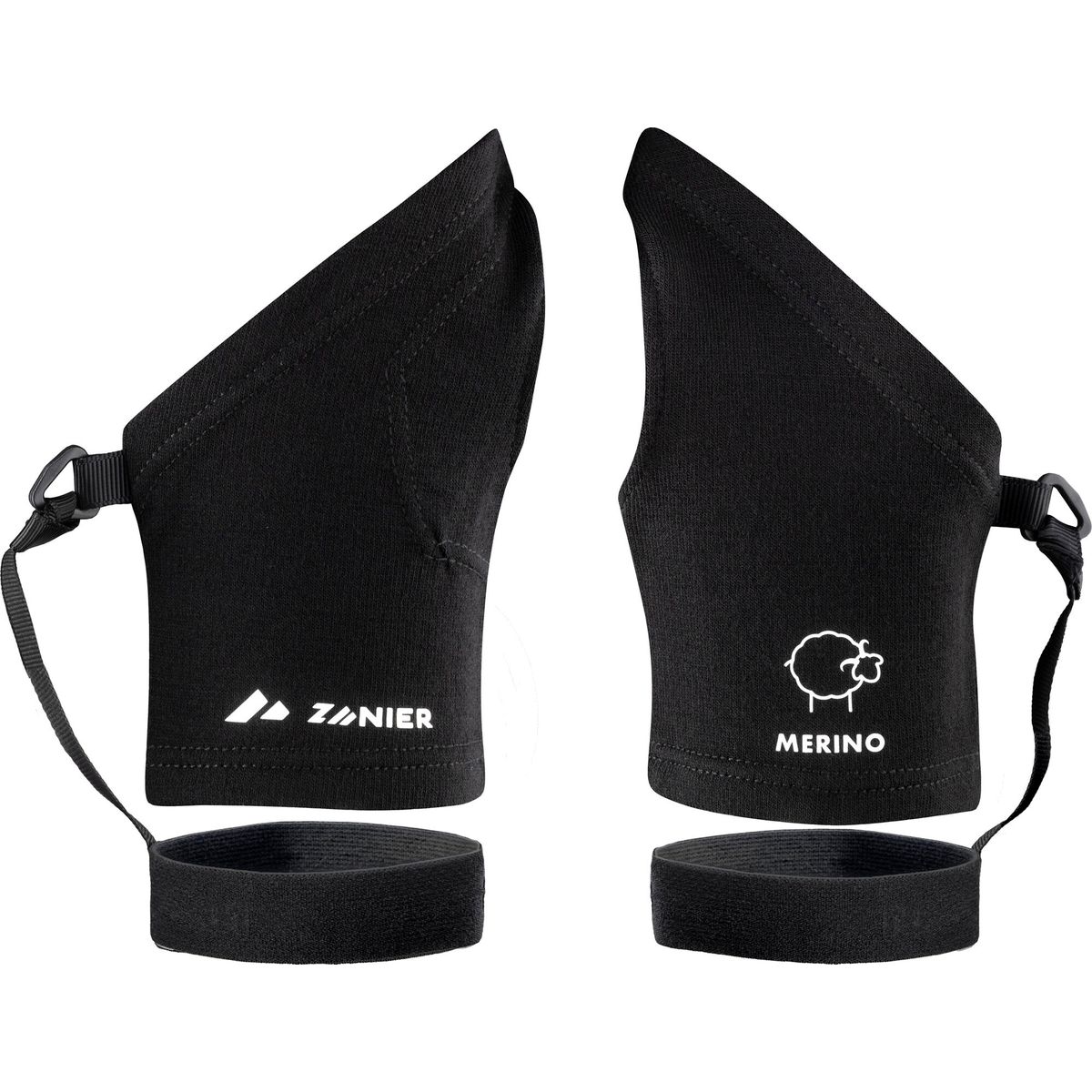 Zanier Merino Pulse Warmer Leash schwarz (2000) L 55024-2000-L