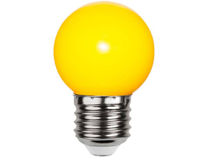 Schönenberger Leuchtmittel Bulb Outdoor Glas E27 T 4.5 cm 1.2 W - Farbe: Gelb