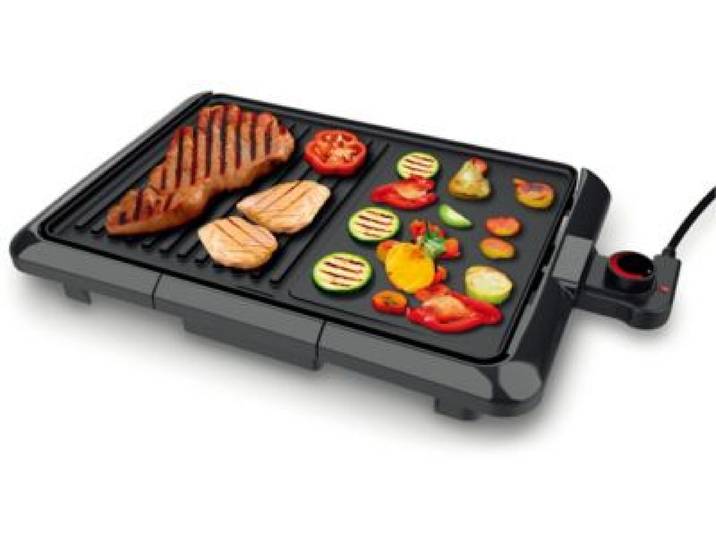 Listo - Plancha Électrique Lpl 4 Noir À Poser, 35x25 Cm