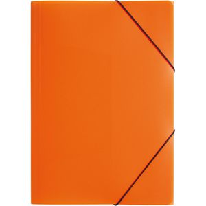 Pagna Eckspanner Trend 21638-09, A3, Kunststoff, orange, 3 Einschlagklappen