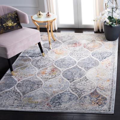 "SAFAVIEH History Deolinda Traditional Polyester Rug - 6'7"" x 6'7"" Round"