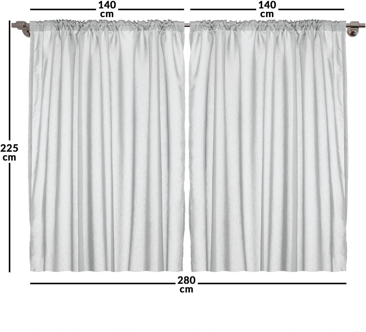 Abakuhaus Rustieke Gordijnen Vrouw Singt met Orkest, 2 stuks, Meerkleurig, B: 140 cm, L: 225 cm