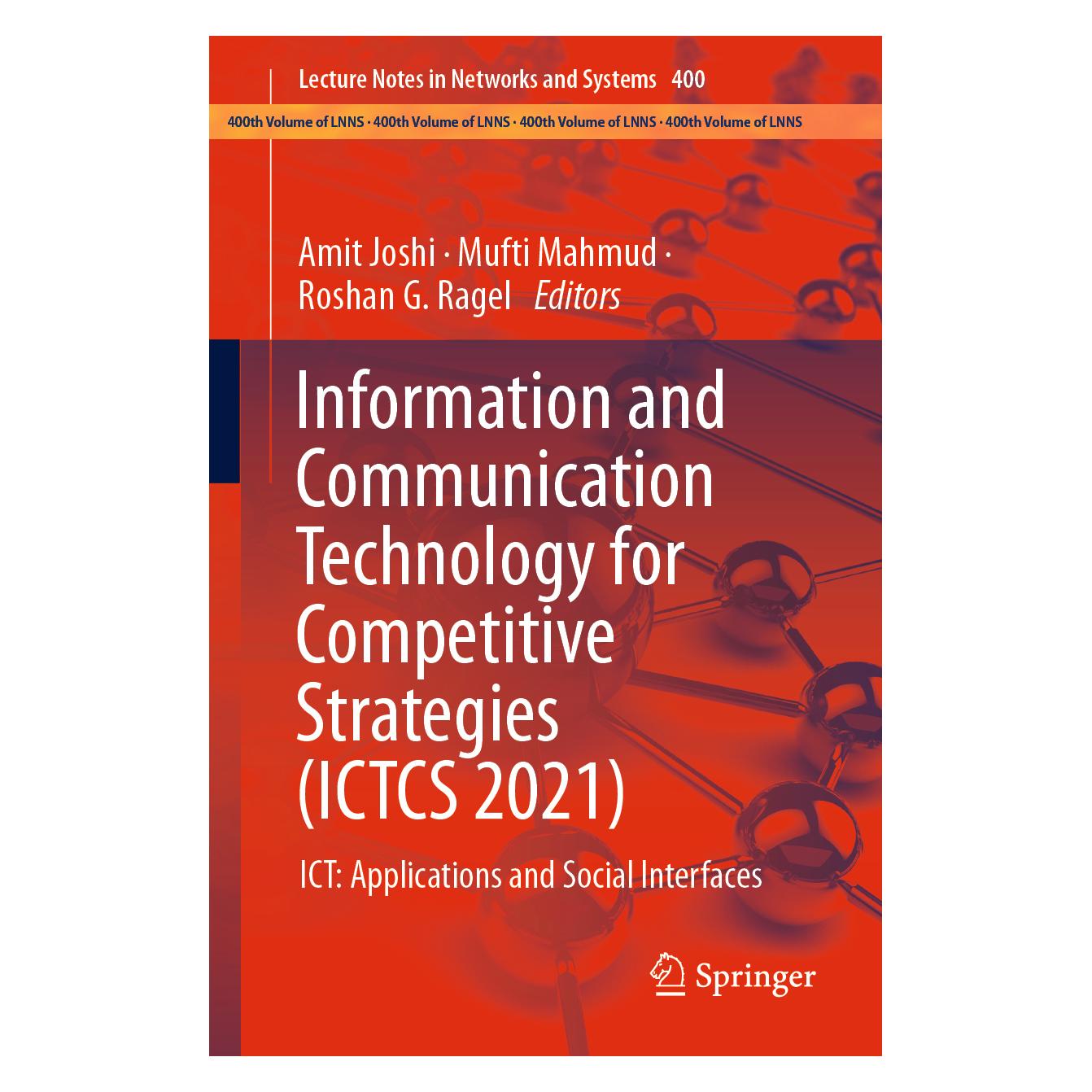 Springer Information and Communication Technology for Competitive Strategies (ICTCS 2021) (Englisch, Softcover, Amit Joshi, Mahmud, Roshan G. Ragel) (56232459)
