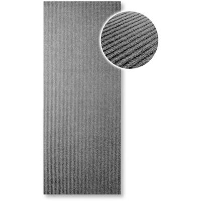Teppich WECON HOME "Buhai", grau, B:80cm H:3mm L:80cm, Polyester, Teppiche, Teppich, ultraflacher Schmutzfangläufer, rutschfest, waschbar, wetterfest