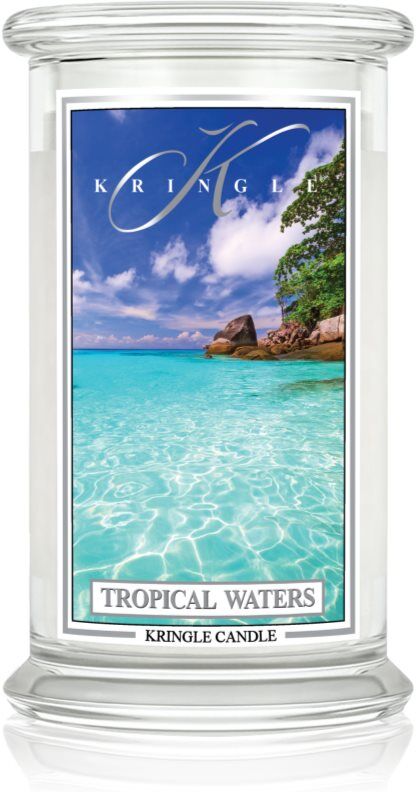 Kringle Candle Classic Tropical Waters scented candle 623 g