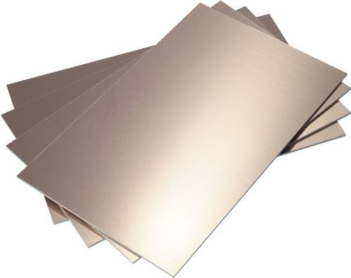 Bungard 020306E33-50 Basismaterial einseitig Fotobeschichtung ohne (L x B) 160mm x 100mm 50St.
