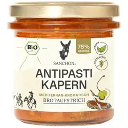Sanchon Brotaufstrich Antipasti Kapern bio