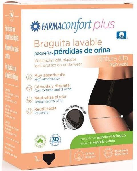 FARMACONFORT Braguita Incontinencia Cintura Alta TL 1ud