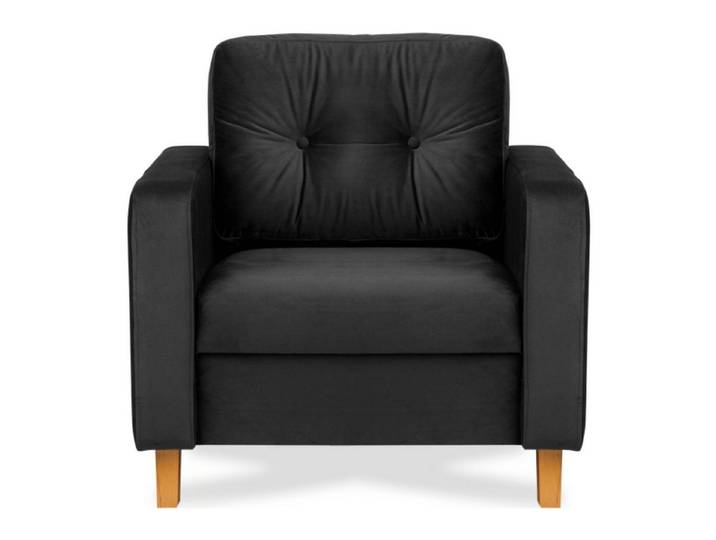 KONSIMO® Sessel ERISO, mit Armlehnen, Massivholzbeine, angenehmer Stoff zum Anfassen