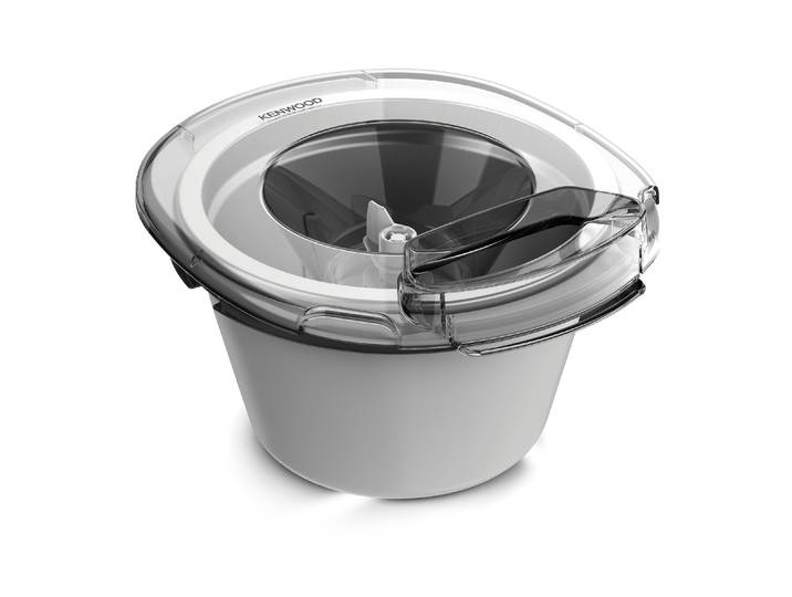 Eisbereiteraufsatz KENWOOD KAX71.000WH , grau, B:28,71cm H:16,37cm T:24,29cm, Kunststoff, Küchenmaschinen-Aufsätze, Eisbereiteraufsatz