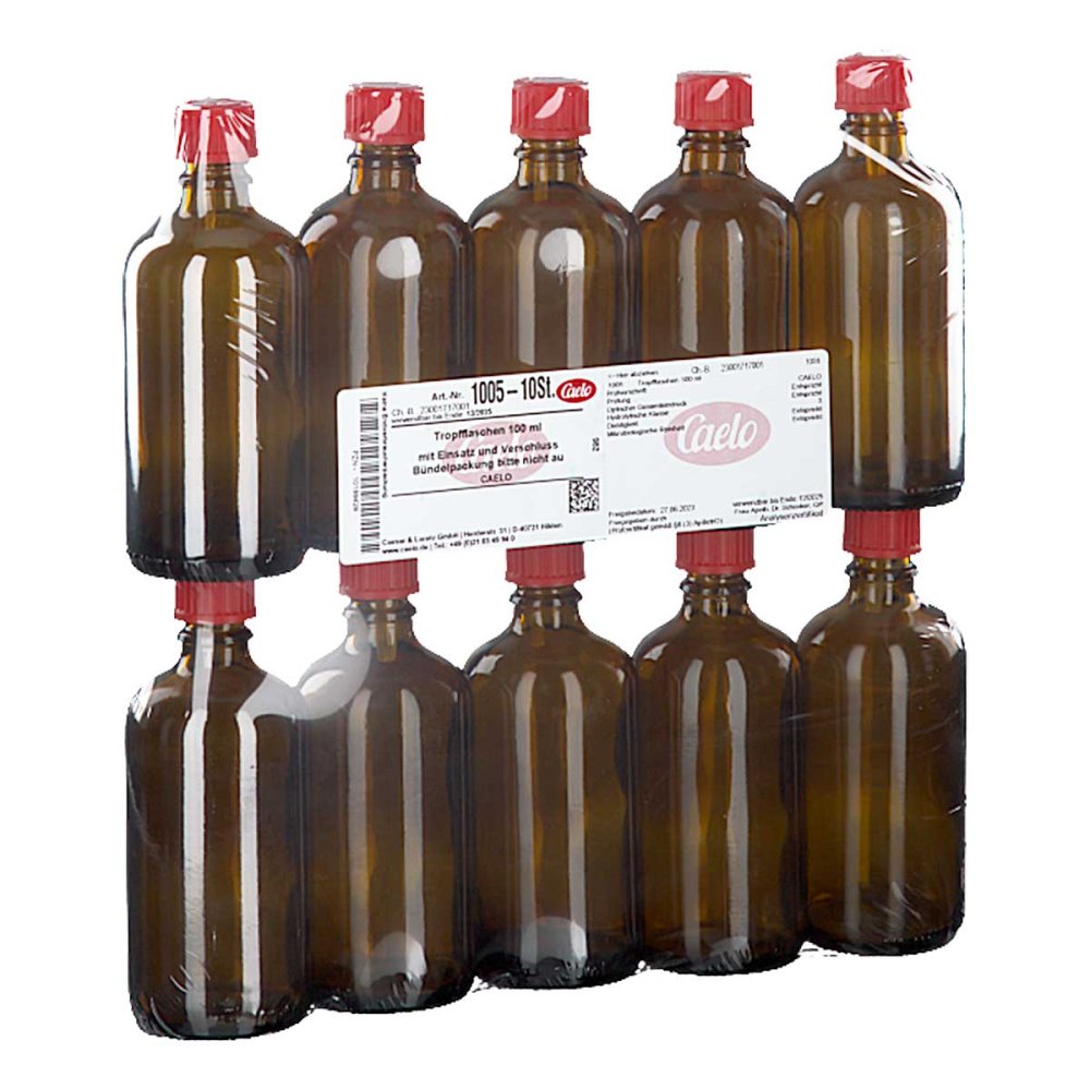 Caesar & Loretz GmbH Tropfflasche 100 Ml Braun M.einsatz+verschluss 10189429