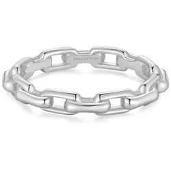 ANIA HAIE - RING - PAPER CLIP LINK - silver