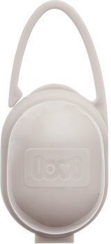 LOVI Dummy Case 0+ m estojo de chupeta tom Beige 1 un.. Dummy Case 0+ m
