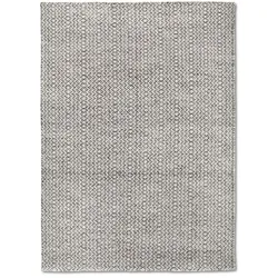 Handwebteppich Gadini Durry 200 x 290 cm Mischgewebe Schwarz / Gemustert