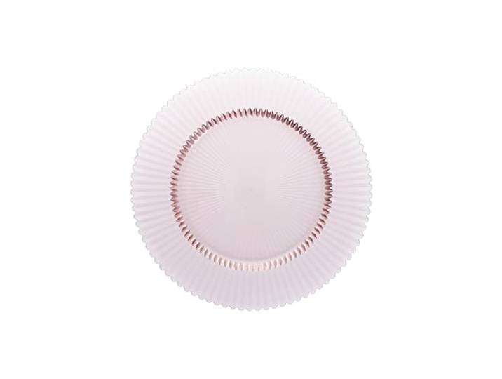 Fortessa Archie Glass Platzteller, 32,5 cm, Rosa, 4 Stück