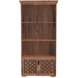 Bücherregal Mira 90x180x35 aus indischem Sheesham-Massivholz