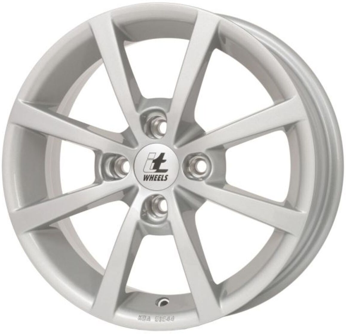 Alufelge 16 zoll ITWHEELS Alisia 4x108 6,5J ET45, Farbe Glanzsilber
