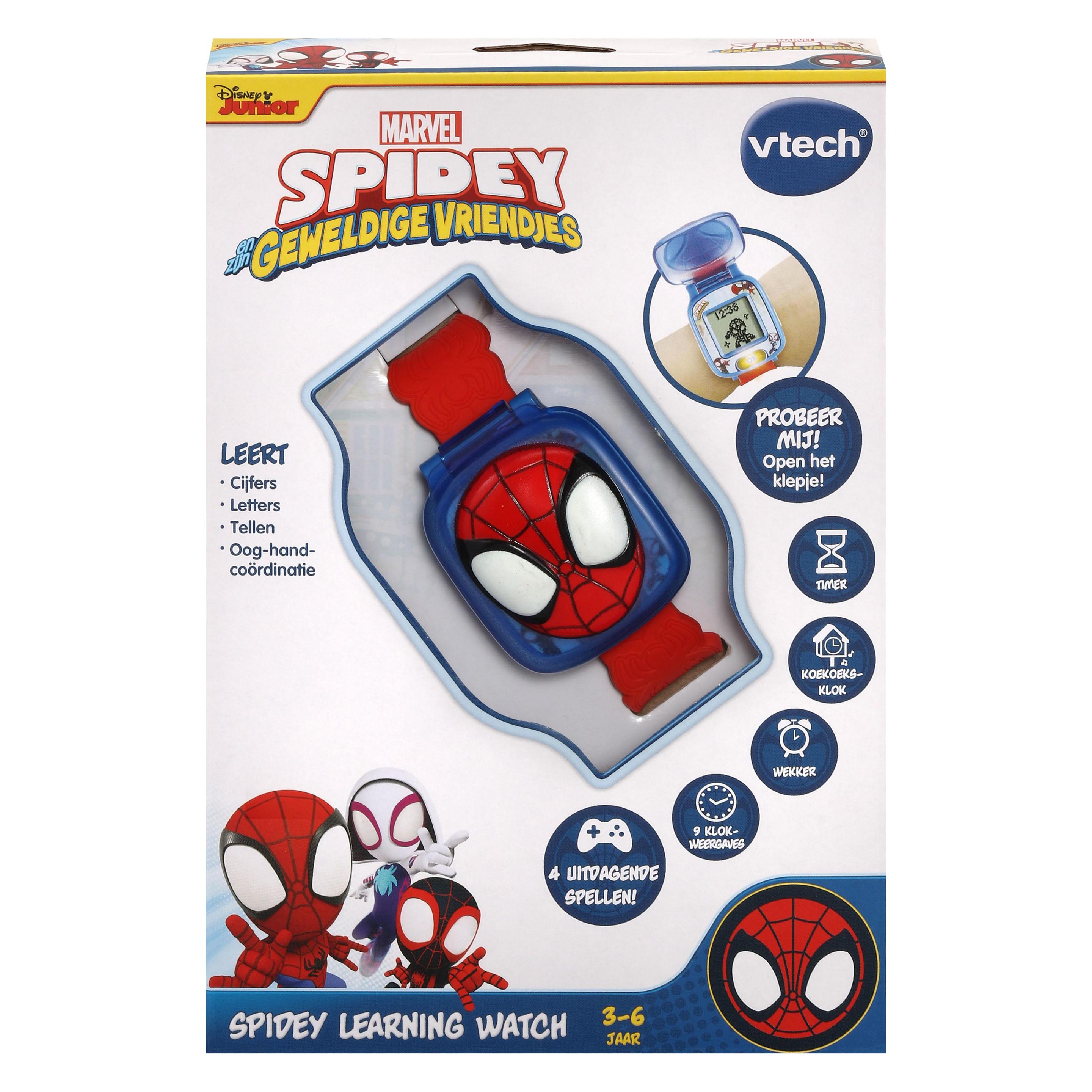 VTech Spidey - Lernuhr (Niederländisch, 3 - 6 Jahre) (80-554323)
