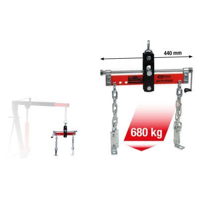 KS TOOLS Lastenpositionier-Vorrichtung, Werkstattkran 1601291
