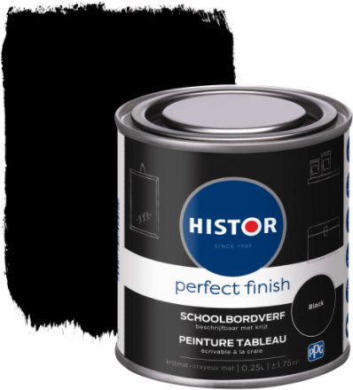 Histor Perfect Finish Schoolbordverf - Black