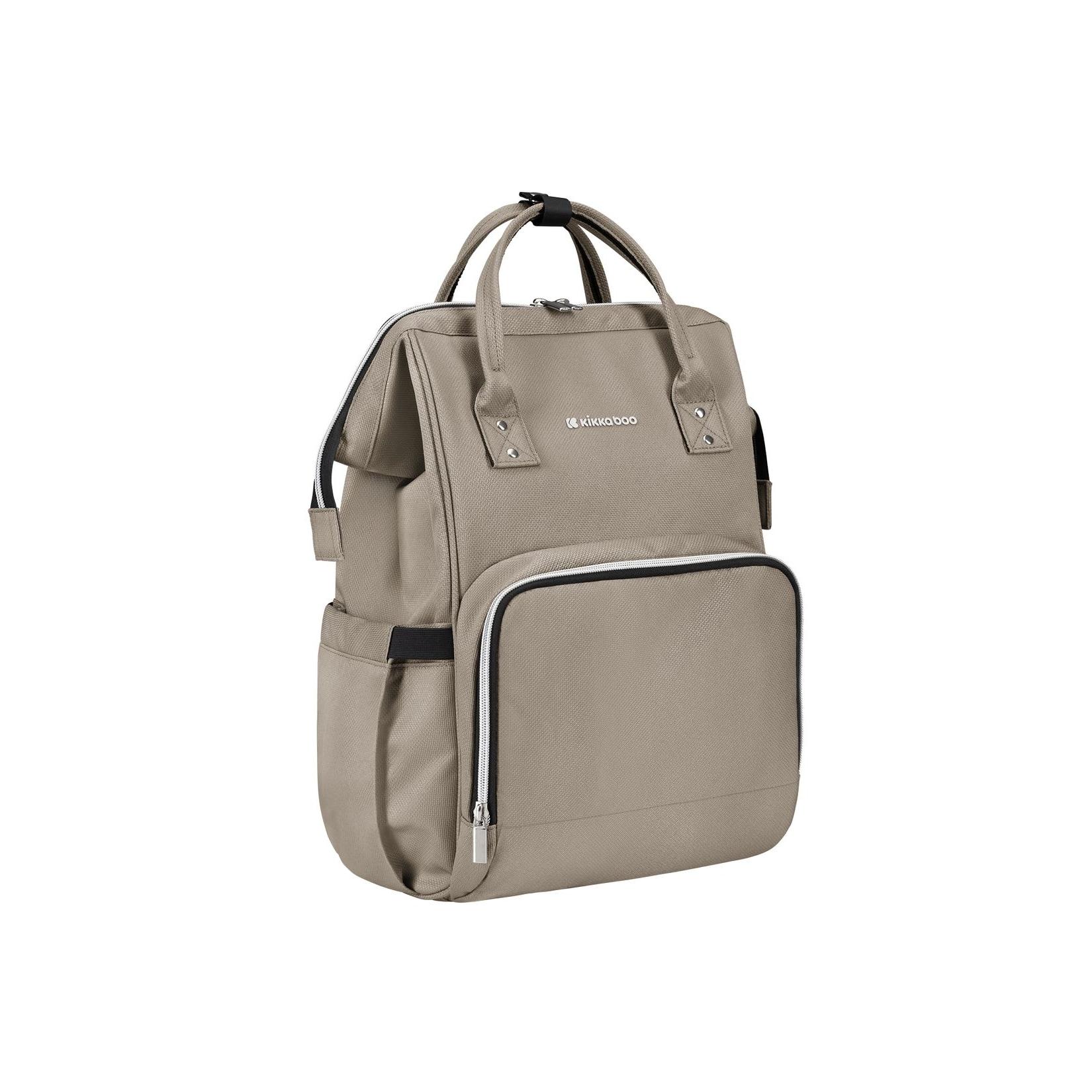 Kikkaboo Wickeltasche Siena, Rucksack, Wickelunterlage, Grifflänge einstellbar hellbraun