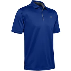 UNDER ARMOUR Tech Poloshirt Herren 400 - royal/graphite/graphite M