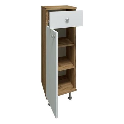 Badmöbel Midischrank Badschrank Schublade Nilosi