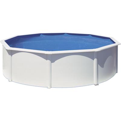 Rundpool GRE "BORA BORA inkl. Sicherheitsleiter", weiß, H:120cm Ø:350cm, Schwimmbecken, Rundpool, ØxH: 350 x 120 cm