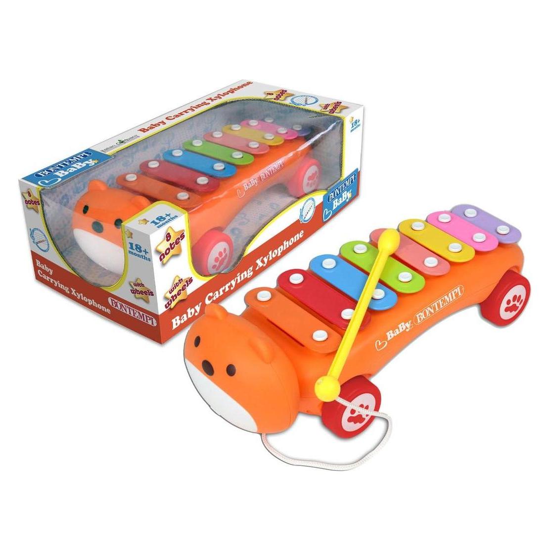 Bontempi Baby Xylophon mit Rädern (45057583)