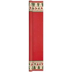 Homefashion, Tischdecke, Airlaid Tischtuchrolle 490x118 cm, Traditional Christmas