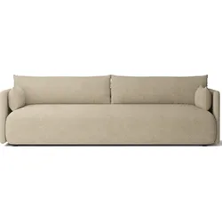 Offset Bouclé Dreier-Sofa beige