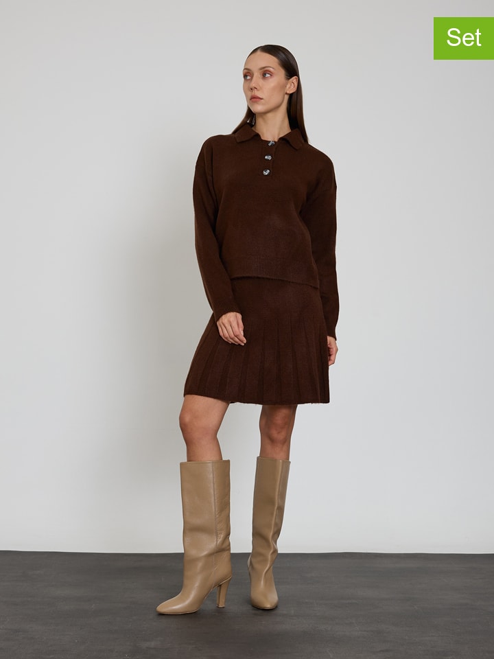 BGN 2tlg. Outfit in Braun - 38