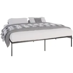 CLP Metallbett Fargo 200x200x42 cm   Farbe: schwarz, Größe: 200x200x42 cm