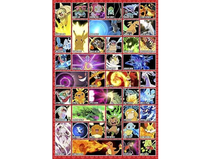 Pokémon Moves 61 x 91,5 cm Maxi Poster