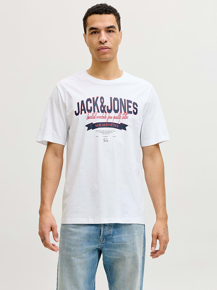 Jack & Jones Shirt "Logo" in Weiß - L