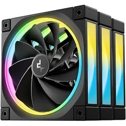 Deepcool FL12R Reverse 3in1 120x120x25 Black (120 mm, 3x), PC Lüfter, Schwarz