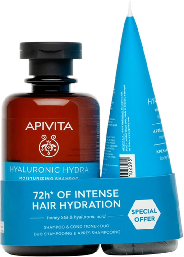 Apivita Pack Champú + Acondicionador Hyaluronic Hydra .