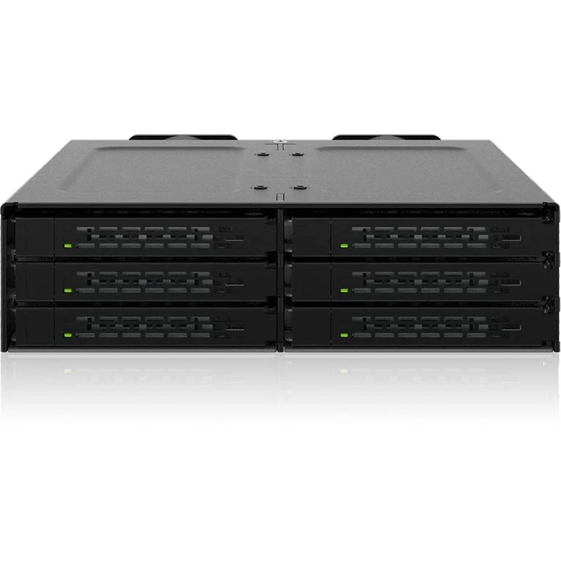 Icy Dock ToughArmor 6x 2.5" 9.5mm U.2/U.3 NVMe to 3x SlimSAS in 1x 5.