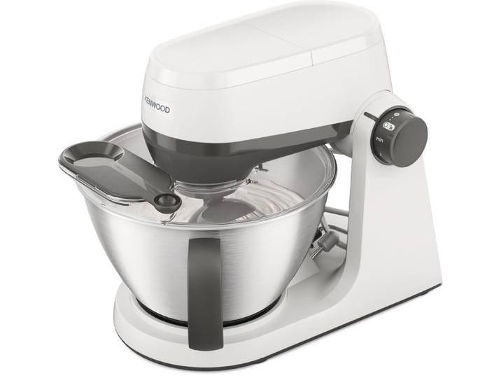 KENWOOD Küchenmaschine Küchenmaschine Multi Tasker KHC30.000WH inkl. 4,3L Schüssel, Spritzschutz & 3 Aufsätze, 1000 W, 4,3 l Schüssel, Aufbewahrung für 2 Aufsätze, Einhandschüssel & 44% leiser als KHC29