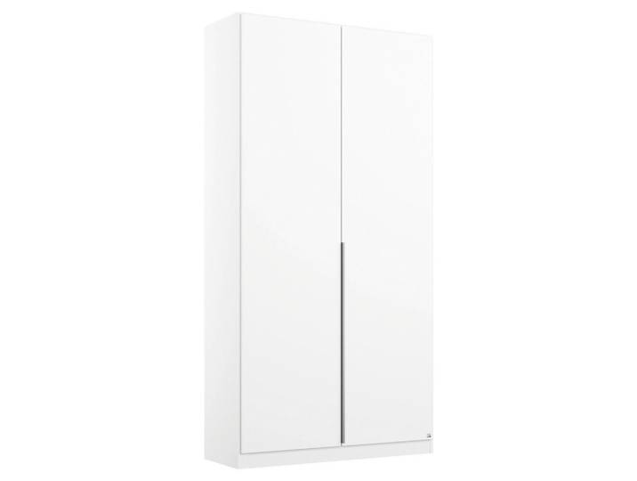Drehtürenschrank B: 91 cm Alabama, Weiß