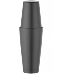 BarUp Tin-on-Tin Boston Shaker, 0,8L, Schwarz, ⌀90mm