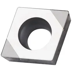 Pramet, Zubehör Maschine, Drehwendeschneidplatte ISO CCGW 060204S01020B:TB310 D.2,8mm Farbe Silber-Schwarz - VPE: 2