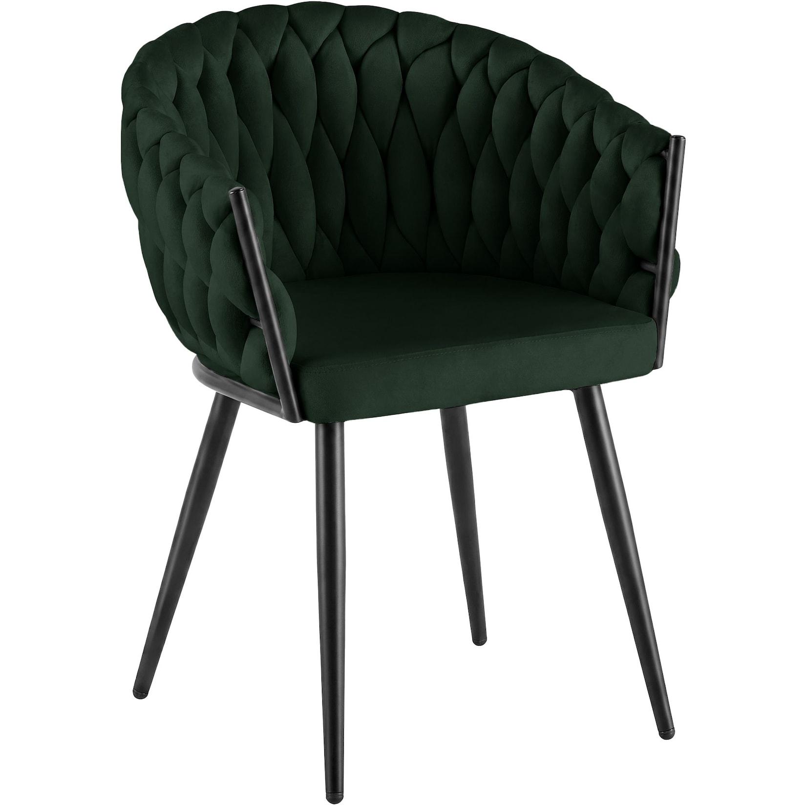 CLP Esszimmerstuhl Molise Samt Farbe: grün, Material: Samt