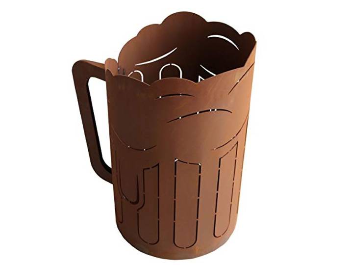 440s Art Design Rost Feuerkorb Bierkrug ca 65 cm H FE-1-0592 4260553564282