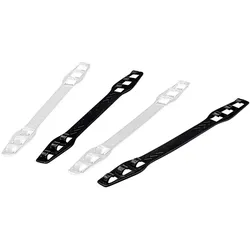 VEPATIM 16x Maskenhalter Maskenbandverlängerung 3-stufig verstellbar weiß schwarz
