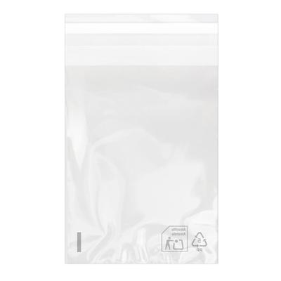 MONOUSO - Flachbeutel BOPP mit Falte Klebstoff 11x16cm G160 (1.000 Stück)