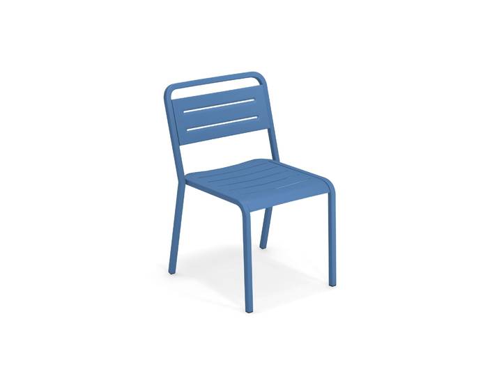 4er Set Emu Urban Stapelstuhl Aluminium